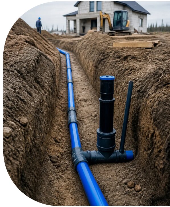 Строительство сетей водоснабжения в Солнечногорске от 2602 р. | АПаруса-Слн